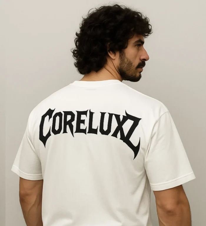 Coreluxz Oversize T-Shirt White - Image 2