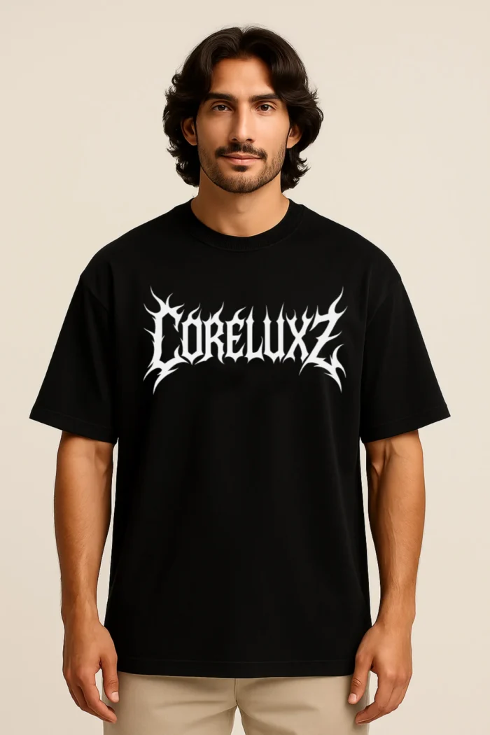 Oversized Black T-Shirt – Unisex Streetwear
