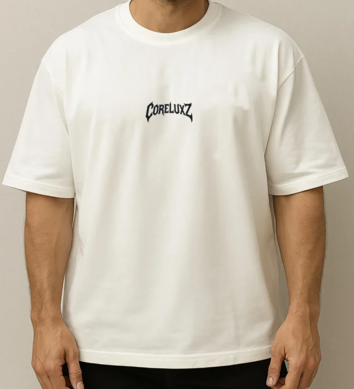 Coreluxz Oversize T-Shirt White - Image 3